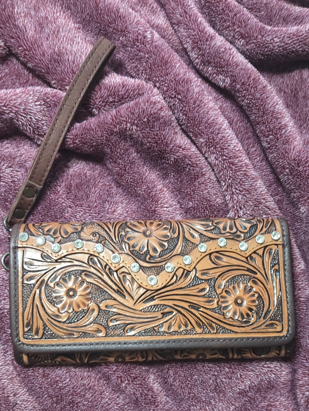 Hand Tooled Leather Wallet